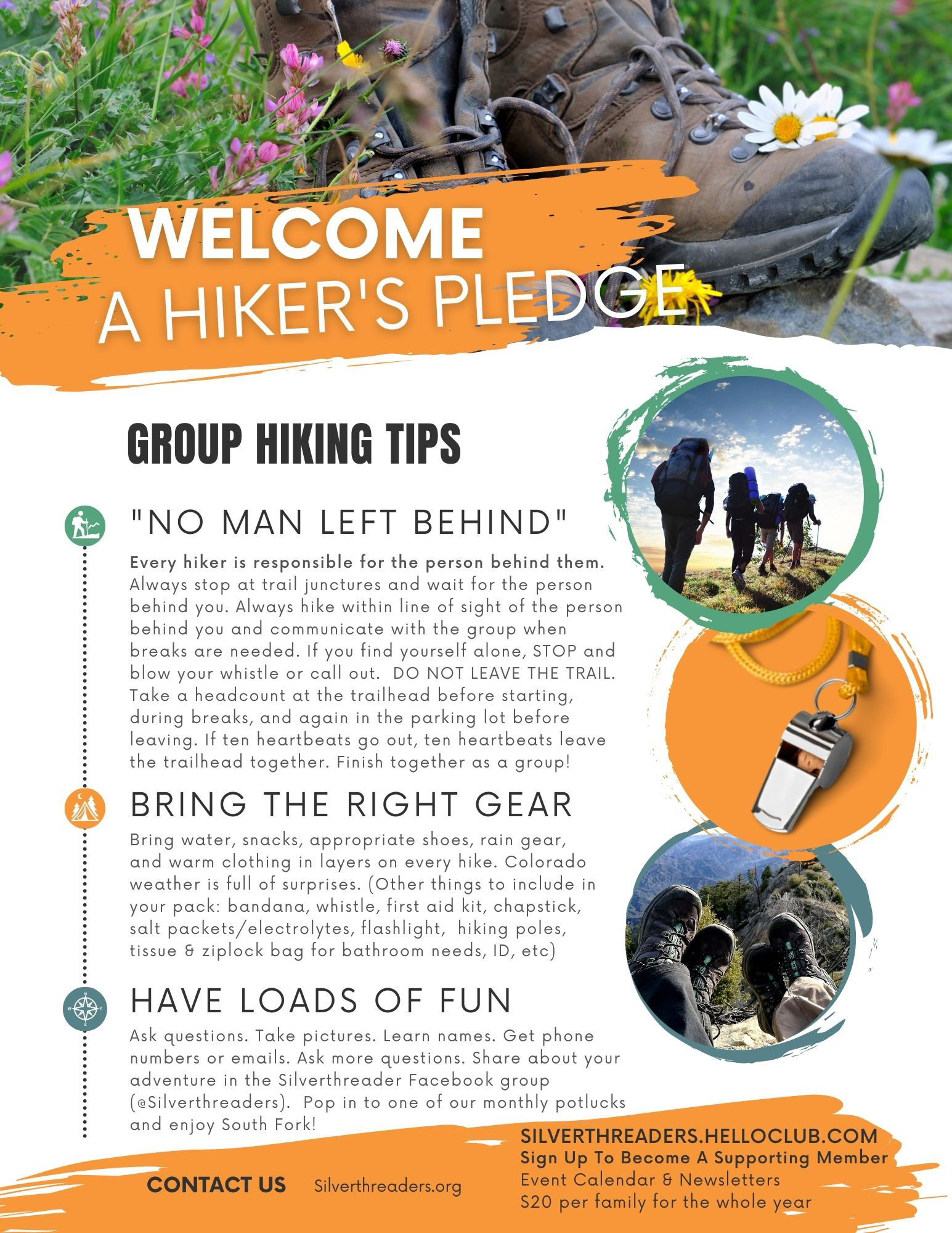 ST Hikers Pledge