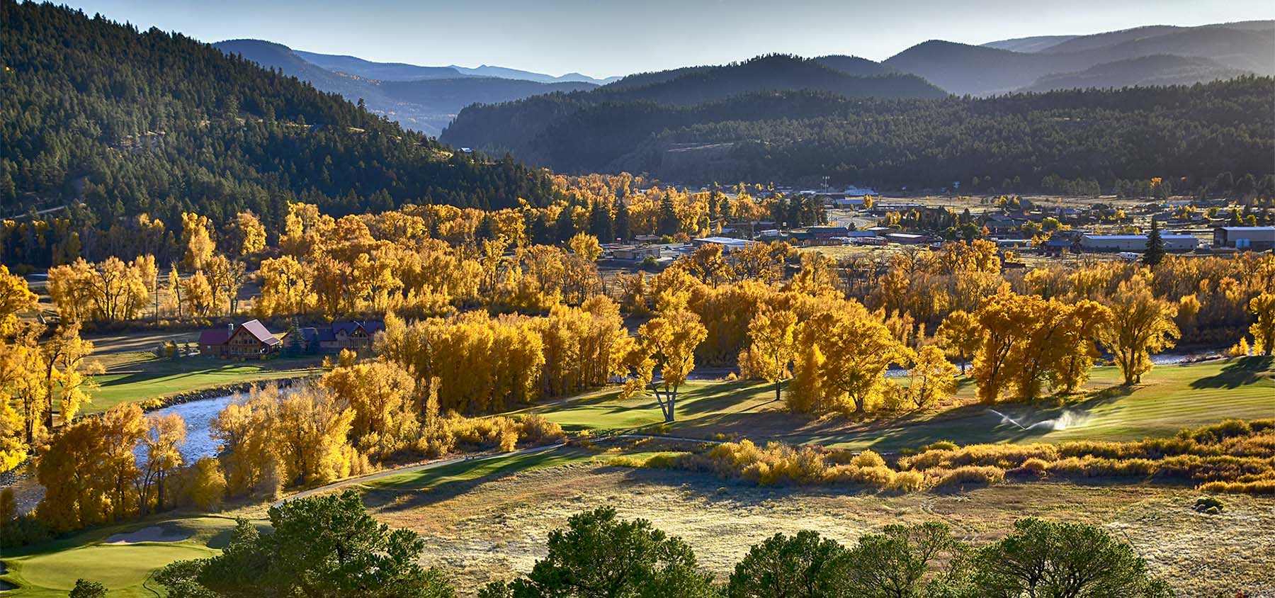 Fall in South Fork on Rio Grande River