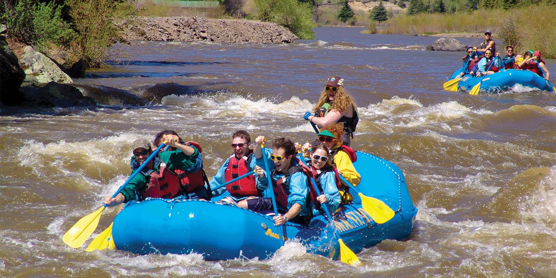 Mountain Man Rafting on Rio Grande River