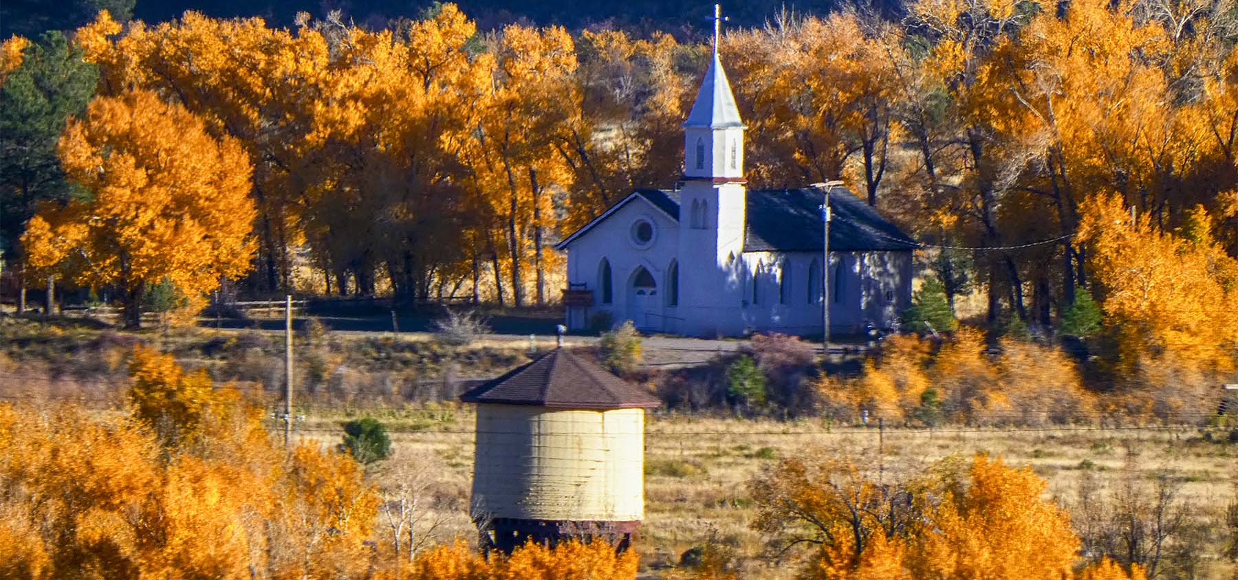 South Fork Water Tower and Church