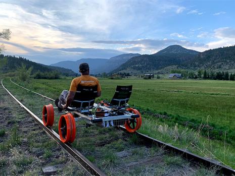 Trains and Rail Biking